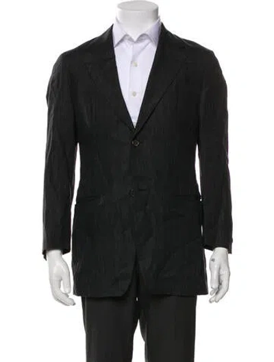 Pre-owned Prada Vintage 2000's Blazer In Grey