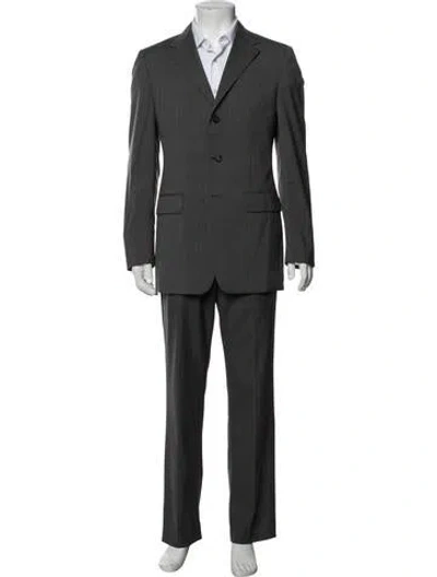 Pre-owned Prada Vintage 2000's Blazer In Grey