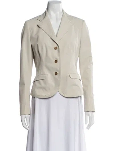 Pre-owned Prada Vintage 2000's Blazer In Neutral