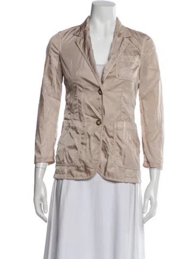 Pre-owned Prada Vintage 2000's Blazer In Neutral