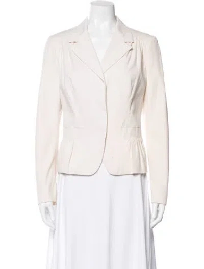 Pre-owned Prada Vintage 2000's Blazer In Neutral