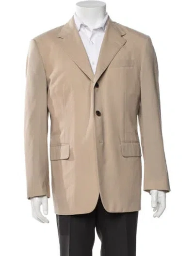 Pre-owned Prada Vintage 2000's Blazer In Neutral