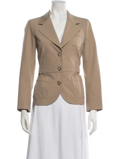 Pre-owned Prada Vintage 2000's Blazer In Neutral
