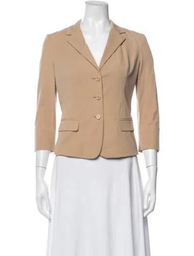 Pre-owned Prada Vintage 2000's Blazer In Neutrals