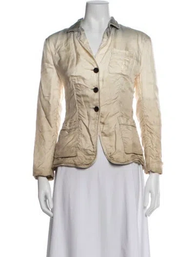 Pre-owned Prada Vintage 2000's Blazer In Neutrals