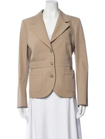 Pre-owned Prada Vintage 2000's Blazer In Neutrals
