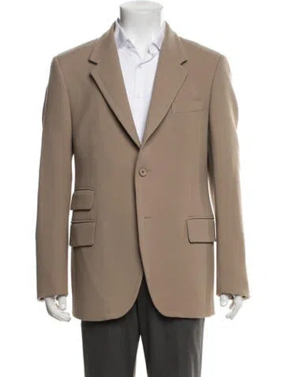 Pre-owned Prada Vintage 2000's Blazer In Neutrals