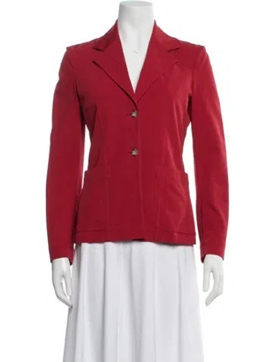 Pre-owned Prada Vintage 2000's Blazer In Red