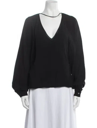 Pre-owned Prada Vintage 2000's Blouse In Black