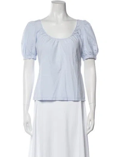 Pre-owned Prada Vintage 2000's Blouse In Blue