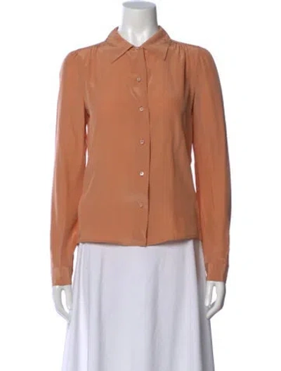 Pre-owned Prada Vintage 2000's Blouse In Orange