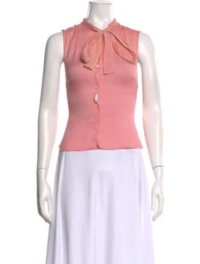 Pre-owned Prada Vintage 2000's Blouse In Pink