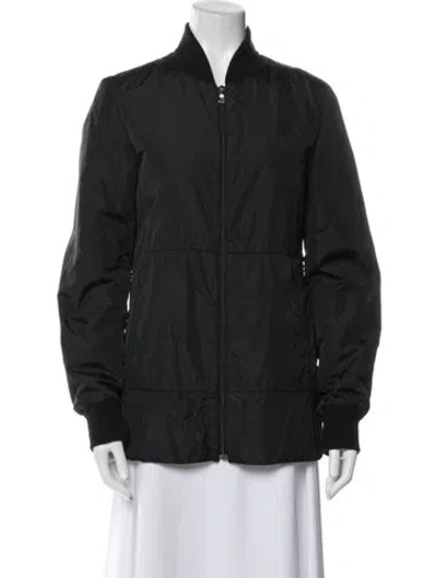 Pre-owned Prada Vintage 2000's Bomber Jacket In Black