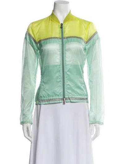 Pre-owned Prada Vintage 2000's Bomber Jacket In Blue