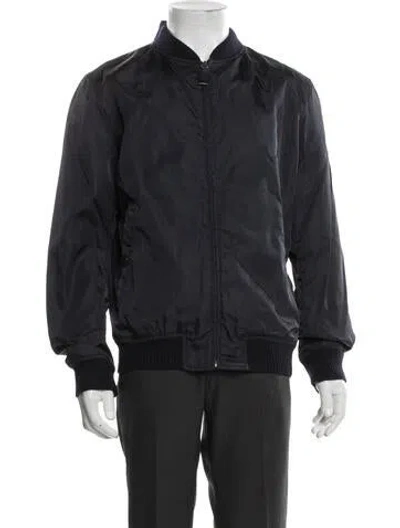Pre-owned Prada Vintage 2000's Bomber Jacket In Blue