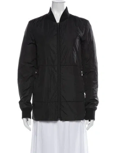 Pre-owned Prada Vintage 2000's Bomber Jacket In Grey