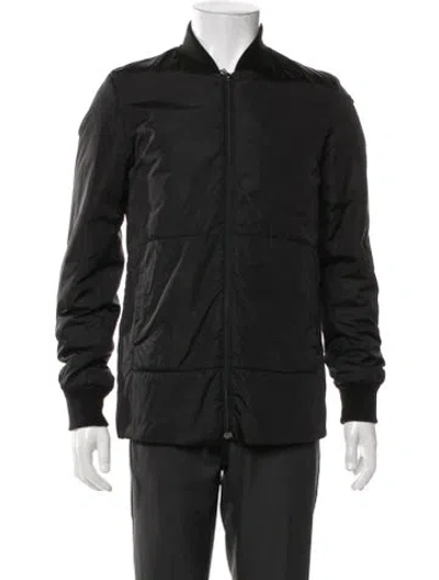 Pre-owned Prada Vintage 2000's Bomber Jacket In Grey
