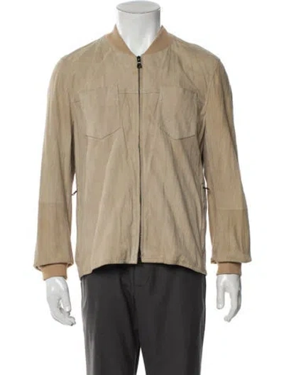 Pre-owned Prada Vintage 2000's Bomber Jacket In Neutral