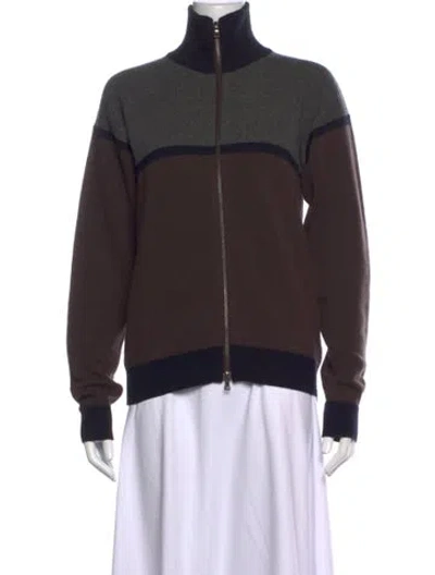 Pre-owned Prada Vintage 2000's Cardigan In Brown