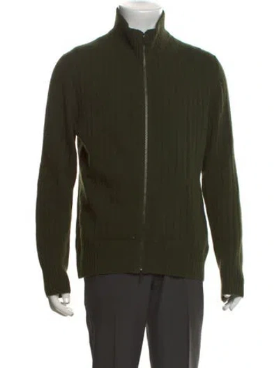 Pre-owned Prada Vintage 2000's Cardigan In Green