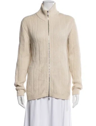 Pre-owned Prada Vintage 2000's Cardigan In Neutral