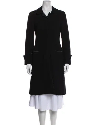 Pre-owned Prada Vintage 2000's Coat In Black