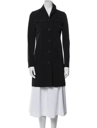 Pre-owned Prada Vintage 2000's Coat In Black