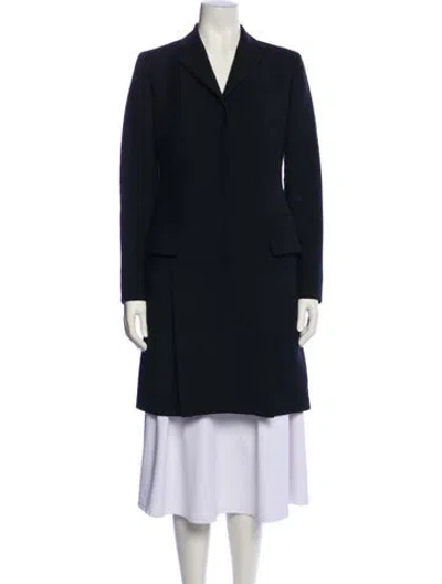 Pre-owned Prada Vintage 2000's Coat In Black