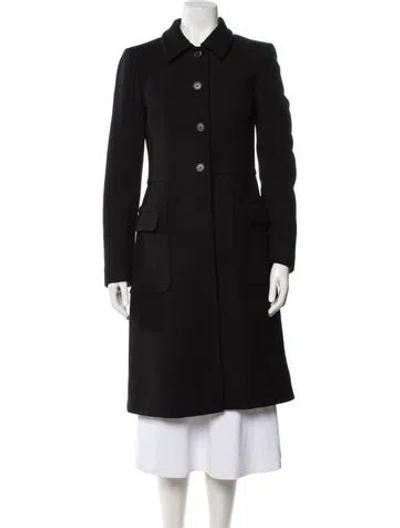Pre-owned Prada Vintage 2000's Coat In Black