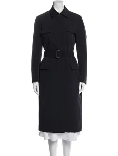 Pre-owned Prada Vintage 2000's Coat In Black