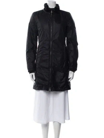 Pre-owned Prada Vintage 2000's Coat In Black