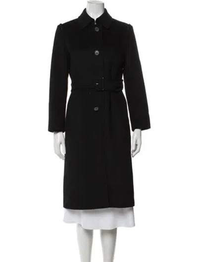 Pre-owned Prada Vintage 2000's Coat In Black