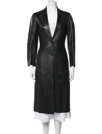 Pre-owned Prada Vintage 2000 Coat In Black