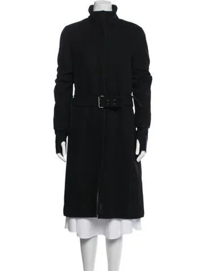 Pre-owned Prada Vintage 2000's Coat In Black