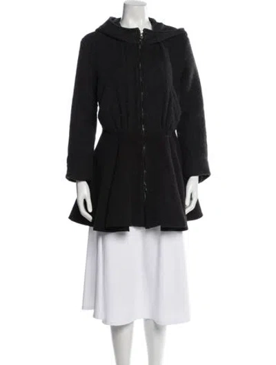 Pre-owned Prada Vintage 2000's Coat In Gray