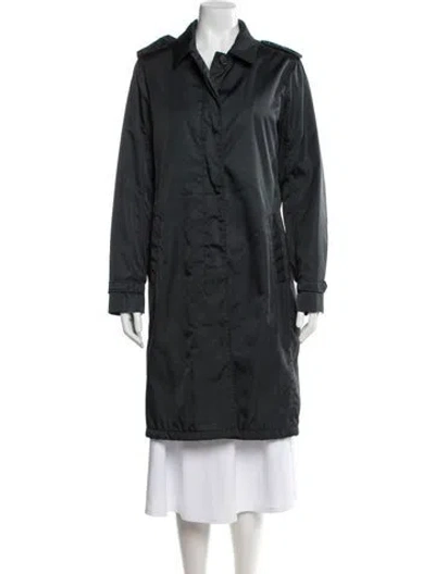 Pre-owned Prada Vintage 2000's Coat In Green