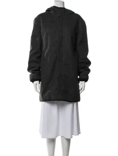 Pre-owned Prada Vintage 2000's Coat In Grey