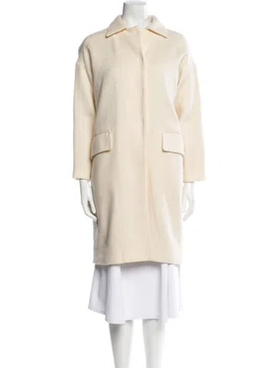 Pre-owned Prada Vintage 2000's Coat In Neutral