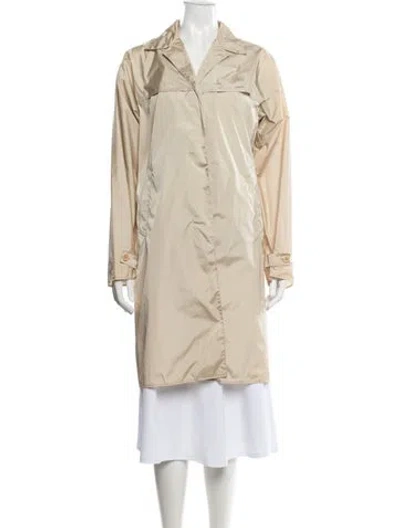 Pre-owned Prada Vintage 2000's Coat In Neutrals