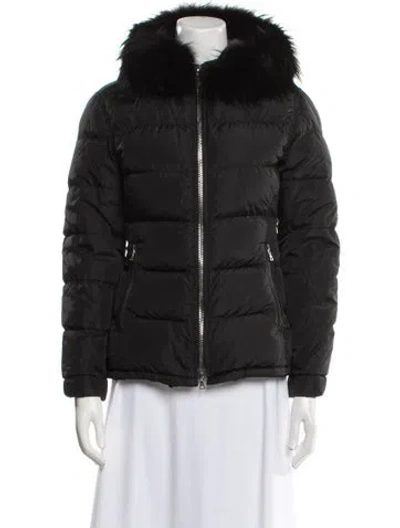 Pre-owned Prada Vintage 2000's Down Coat In Black