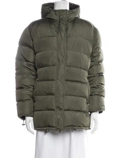 Pre-owned Prada Vintage 2000's Down Jacket In Green