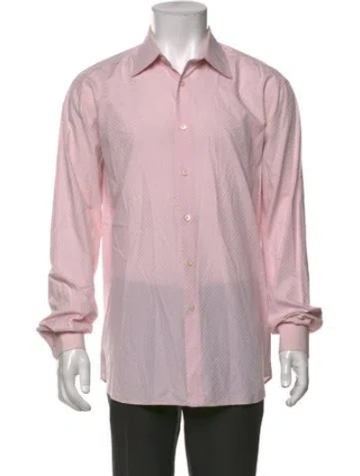 Pre-owned Prada Vintage 2000's Dress Shirt In Pink