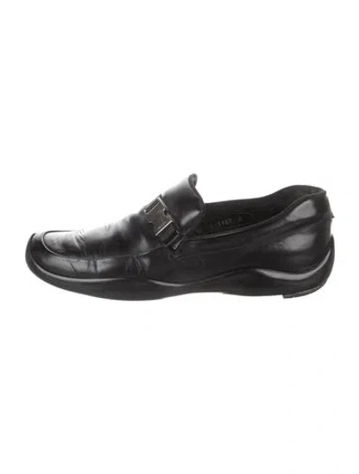 Pre-owned Prada Vintage 2000's Drivers In Black