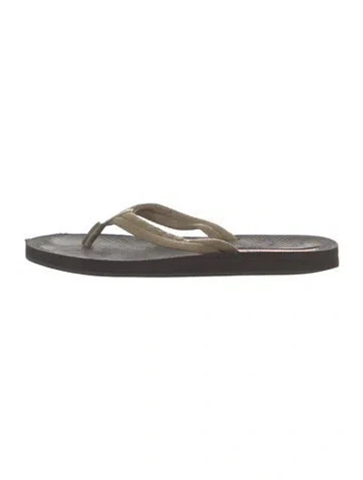 Pre-owned Prada Vintage 2000's Flip Flops In Multicolor