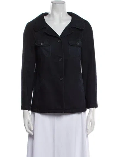 Pre-owned Prada Vintage 2000's Jacket In Blue