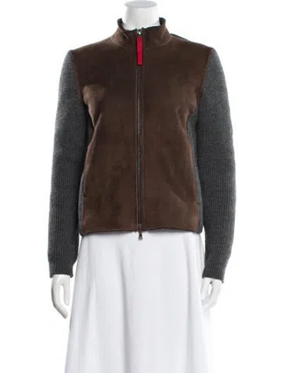 Pre-owned Prada Vintage 2000's Jacket In Brown
