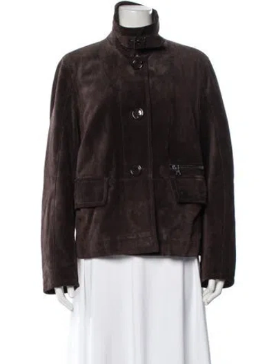 Pre-owned Prada Vintage 2000's Jacket In Brown