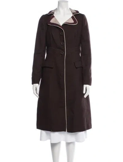 Pre-owned Prada Vintage 2000's Jacket In Brown