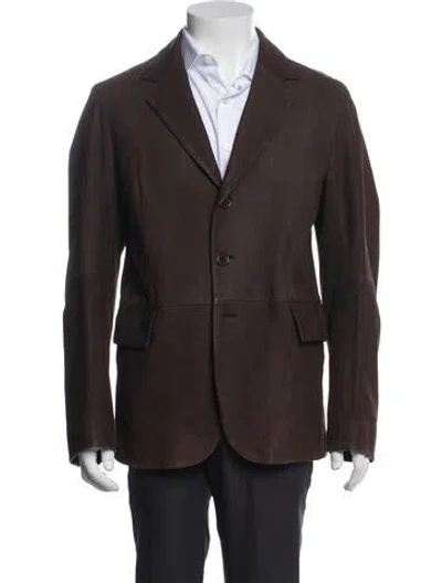 Pre-owned Prada Vintage 2000's Jacket In Brown