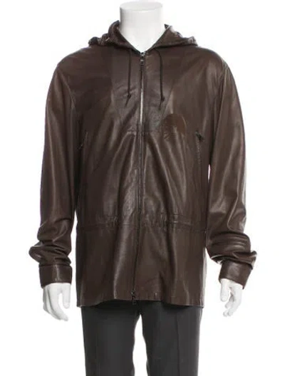 Pre-owned Prada Vintage 2000's Jacket In Brown